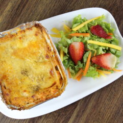 Lasaña mixta especial